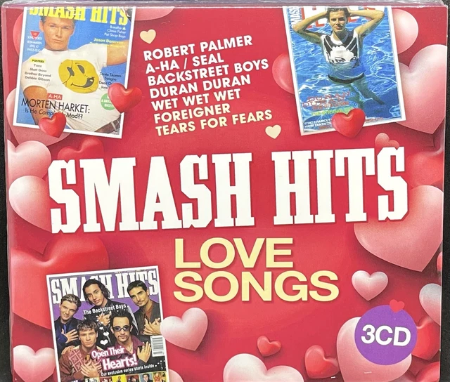 SMASH HITS LOVE Songs Various Artists Triple Cd Album 2018 New smash-hits-love-songs-various-artists-triple-cd-album-2018-new
