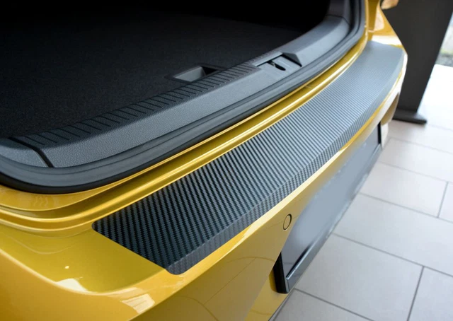 Ladekantenschutz für VW PASSAT 3G B8 Variant Schutzfolie 3D Carbon Schwarz