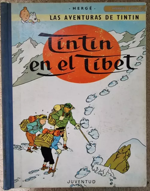 Tintin.En El Tibet.Tercera Edicion.1967.Editorial Juventud