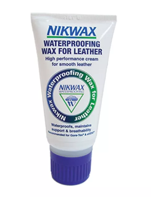 Nikwax Waterproofing Wax for Leather Walking Boots 100ml Cream Gore-Tex Saddlery