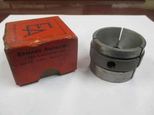 Surplus Edward Andrew Warner & Swasey #3 Round Smooth 45/64" Collet Pad