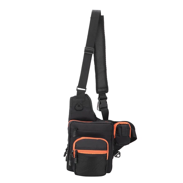 (Noir) Sac De Pêche Polyester Sacs De Pêche Largement Utilisés Durable