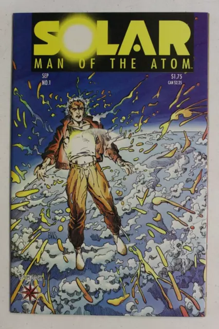 Solar Man of the Atom #1 Shooter Valiant 1991 VF KEY 1st App Solar & Mothergod