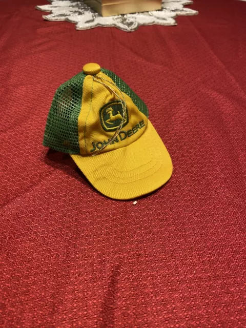 John Deere Cap Hat Christmas Tree Decoration 2008, Collectible Tree Ornament B