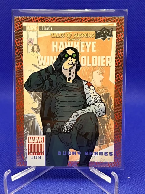 Marvel Annual 2018-19 Upper Deck Base Card #109 Bucky Barnes