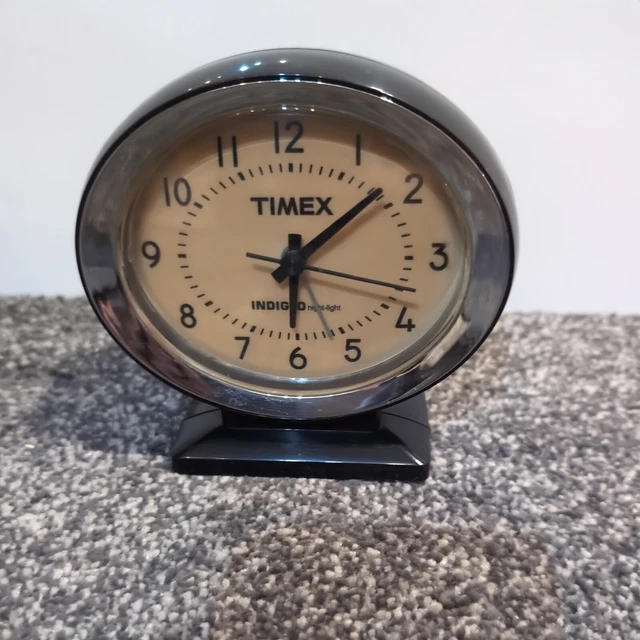 Timex indiglo night light alarm clock best sale