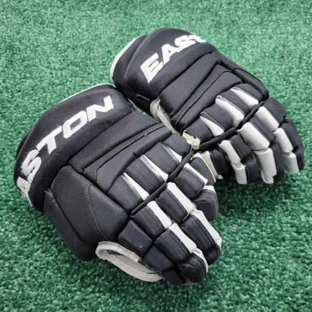 Easton MAKO M3 JR 12”  / 30cm  Size L Hockey Gloves Black & White Youth