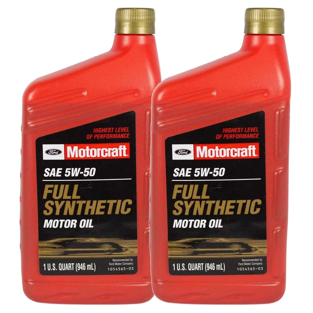 MOTORCRAFT OEM FULL Synthetic Motor Oil SAE 5W-30 - 4 Quart £50.64 ...