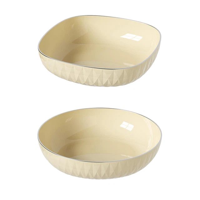 Fruit Bowls, Candy Container, Food Grade Material, Decorative Snack Plates