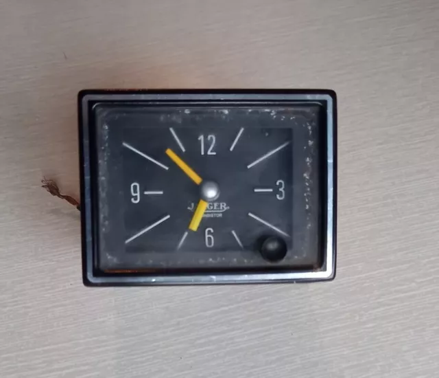 Montre Horloge Tableau de bord Jaeger Transistor 12 Volts 12V Citroen DS 21 23 2