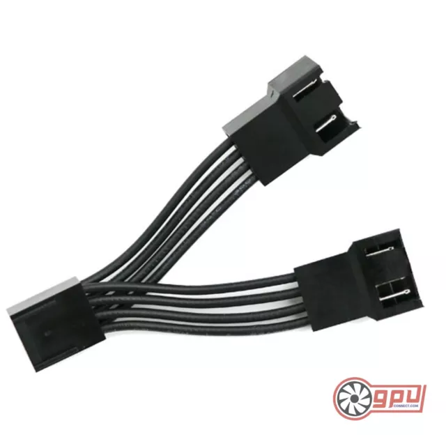 Fan Splitter Y-Cable Dual PWM Super Short 5cm for PC Computer 3