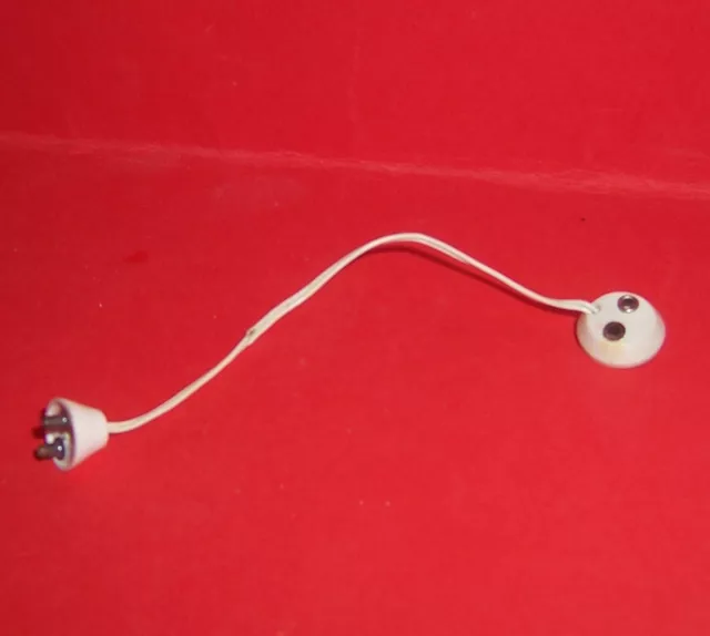 VINTAGE 1970's LUNDBY DOLLS HOUSE EARLY LIGHTING LIGHT EXTENSION SOCKET & PLUG