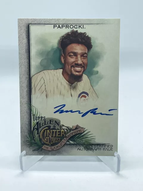 Jeremiah Paprocki 2022 Topps Allen And Ginter Auto