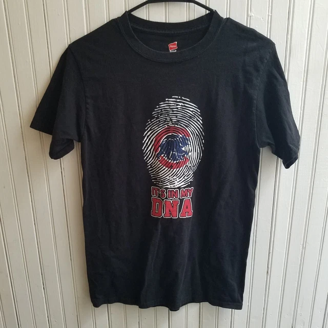 Chicago Cubs It's In My DNA shirt adult S baseball Cubbies black bin5