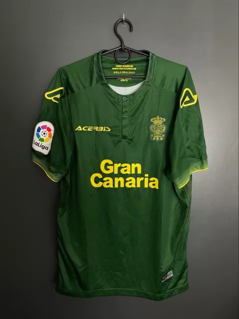Las Palmas 2018/2019 Home Football Shirt Soccer Jersey Size L Adult