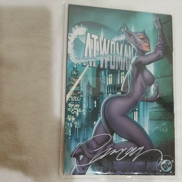 Catwoman 80th Anniversary #1 - J Scott Campbell Variant F, Signed w/COA