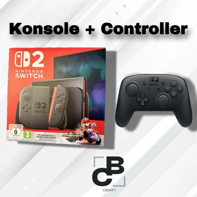 NINTENDO SWITCH 2 Mario Kart World Bundle + Nintendo Switch 2 Pro Cont ...