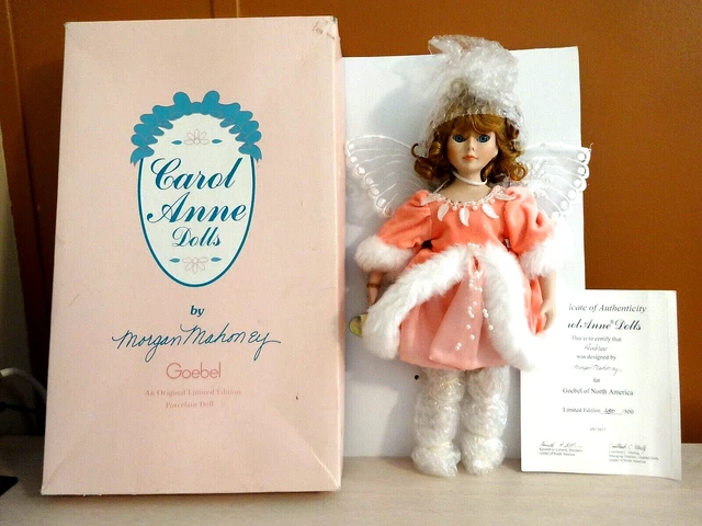 GOEBEL RARE CAROL ANNE PORCELAIN "AUBREE" DOLL by MORGAN MAHONEY Limited Edition