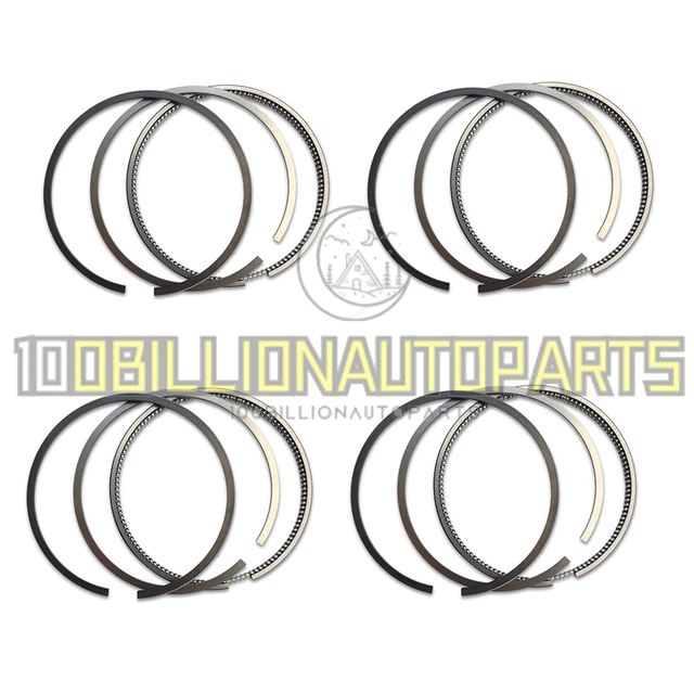 4PCS 4TNE84 Piston Rings for Yanmar 4TNE84 Engine John Deere Tractor 990 4500