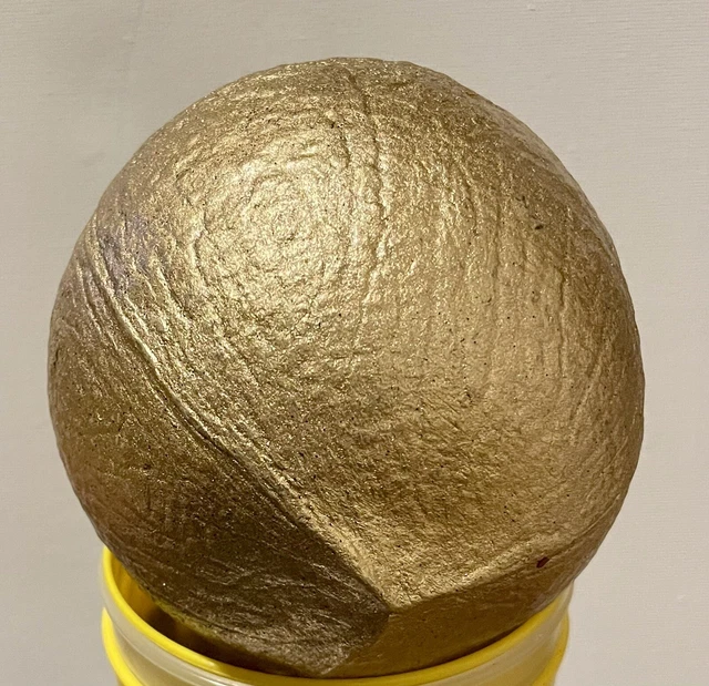 2024 KREWE OF Zulu 🥥 Gold Coconut ⚜️ NOLA Mardi Gras Specialty Throw
