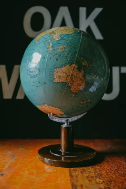 Vintage Mid Century German Terrestrial Globe By Columbus