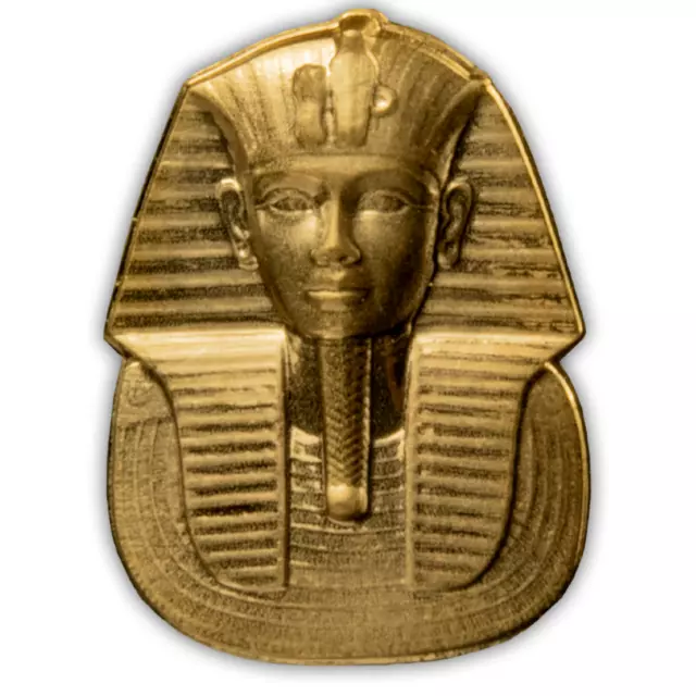 MASK OF TUTANKHAMUN Life Death and Mystery Gold Coin 10$ Solomon Islands 2022