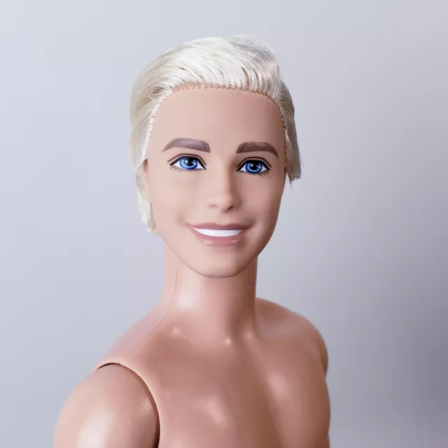 KEN NUDE BARBIE The Movie Articulated Fashion Doll Ryan Gosling Blonde Smiling PicClick