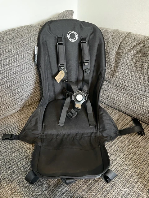 Bugaboo Donkey 2 Seat Fabric. 5 Point Comfort Harness. Black. #3