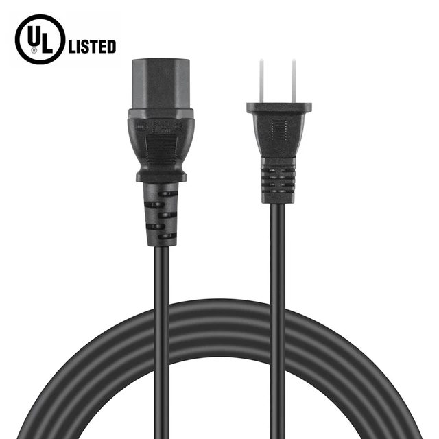UL 2-Prong AC Power Cord Cable For Nord Electro 4 4D 4HP 4 SW71 4SW73 Keyboard