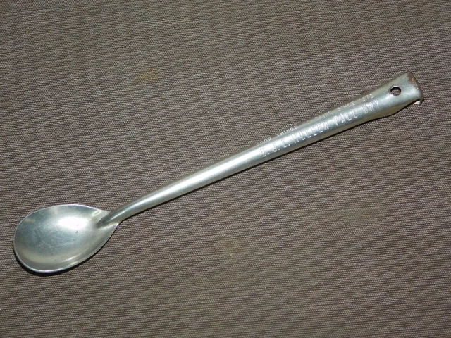 Rare Vintage Antique  8" Long B J E Mullen Pale Dry Bottle Opener  Soda Spoon