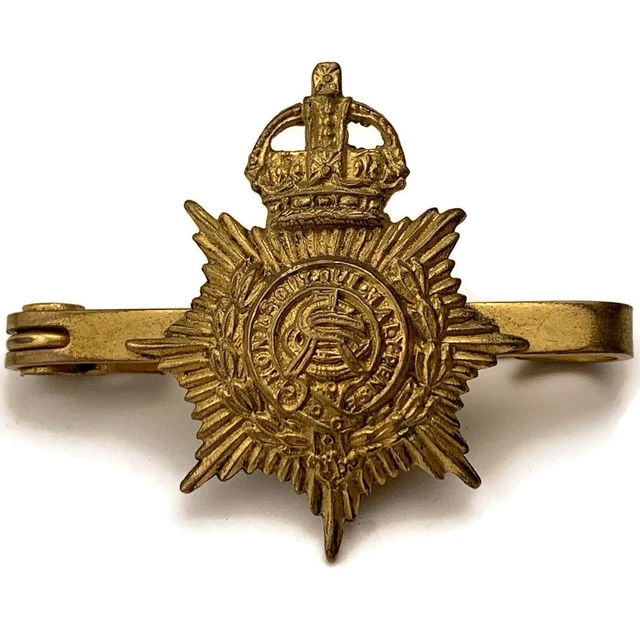 ORIGINAL WW1 ARMY Service Corps TRENCH MADE Sweetheart Brooch ASC Badge ...