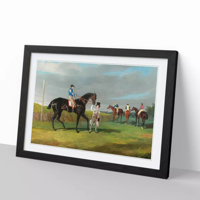 Horse Racing By John Frederick Herring Wall Art Print Framed Picture Poster 2