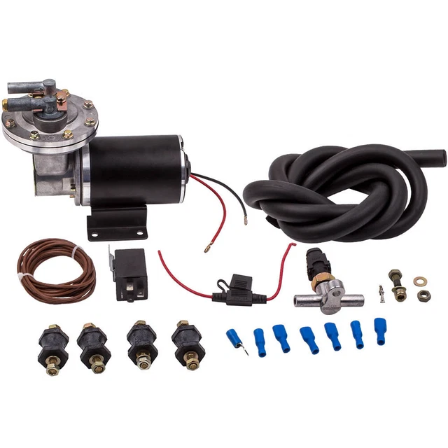 Electric Vacuum Pump Kit for Brake Booster 12 Volt 18" to 22" Easy Installation