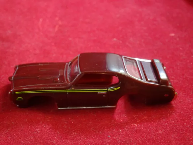 MoDEL MoToRING 69 Maroon GTO Judge T-jet HO Scale Slot Car Body Aurora RRR 2