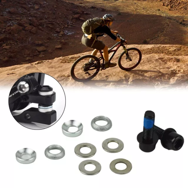 Viti per rotore mountain bike MTB pinza freno a disco accessori argento di lunga durata