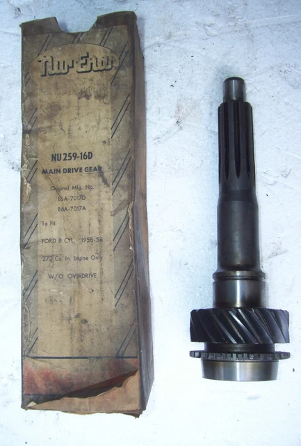 1955 1956 Ford V8  Input Gear    Nos-Nu-259-16D- Cheap- Get An Extra