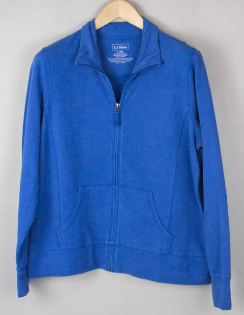 L.L.Bean Uomo Elasticizzato Zip Maglione Cardigan Maglione Taglia L