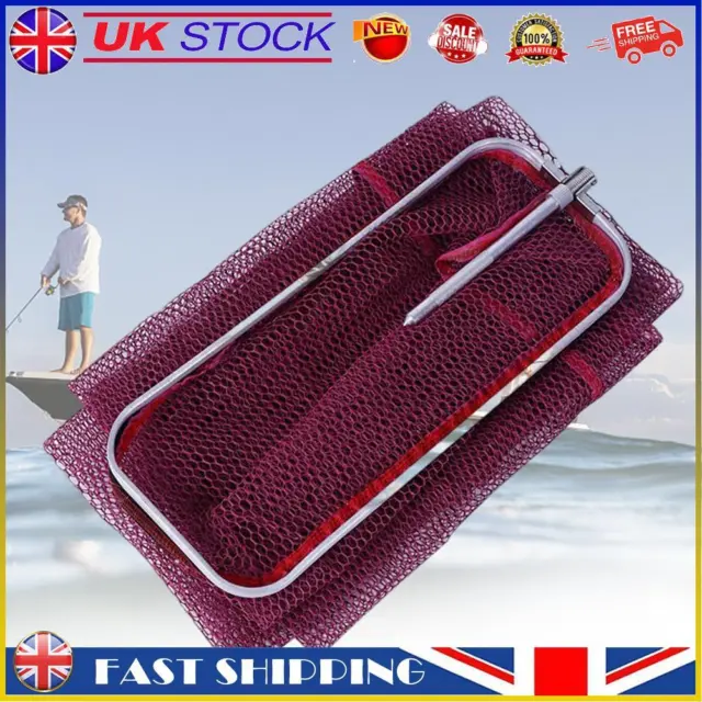 Fishing Hand Net with Plastic Handle Durable Fishing Landing Net for Fished Gear