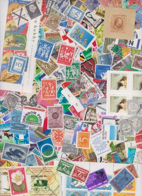 Several hundreds of stamps - THE NETHERLANDS - better values and blocks!