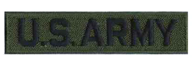 Patch Thermocollant étoile Militaire Armée USA - Broderie Polyester 8 Cm De Diamètre