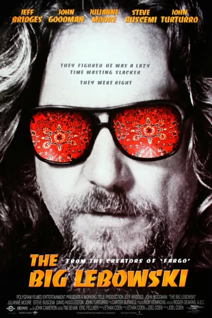 The Big Lebowski 1998 Movie Poster A0-A1-A2-A3-A4-A5-A6-MAXI C448