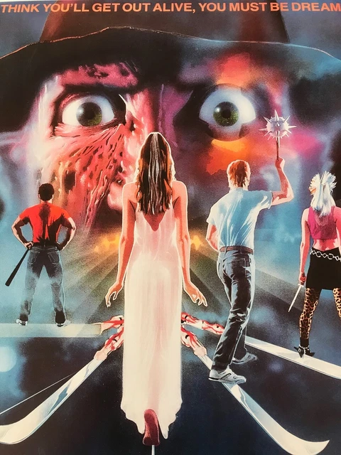 MOVIE POSTER A Nightmare on Elm Street 3 Dream Warriors 430mm x 640mm