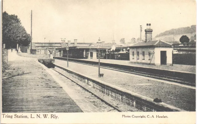 Tring Station, London & North Western Railway by C.A.Hewlett.