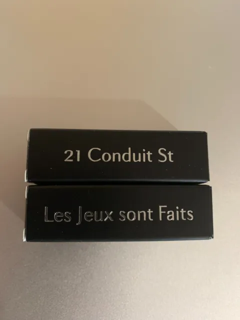 Jovoy 21 Conduit and  Les Jeux sont Faits Eau de Parfum 0.07 fl.oz. X  2 samples