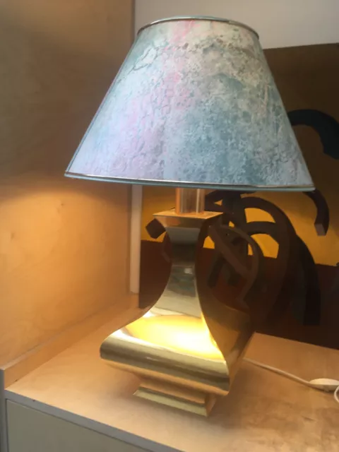 Lampe laiton Design Fonctionne Parfaitement De Maria Pergay vers 1970-1979