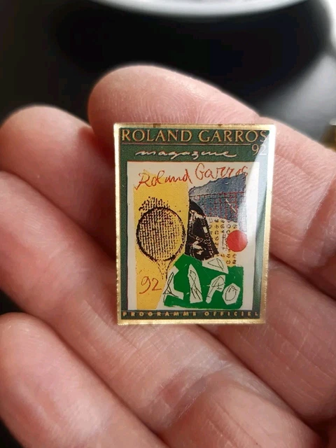 Pin's Roland Garros 1992 – Deschamps Arthus Bertrand – Tennis – Occasion