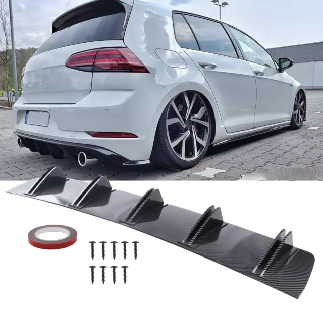 Heck Diffusor Lippe Stoßstange hinten Heckspoiler für VW Golf 7 VII GTI GTD