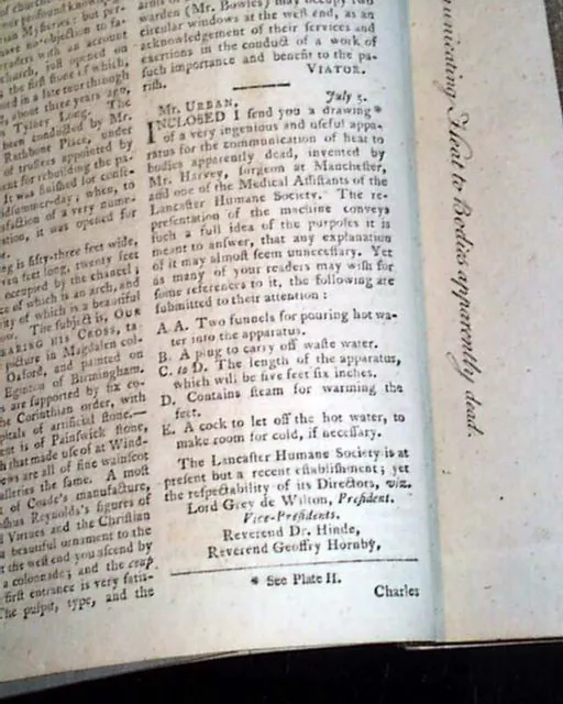 William Wilberforce African Slave Trade & Mad Anthony Wayne Indians1790 Magazine