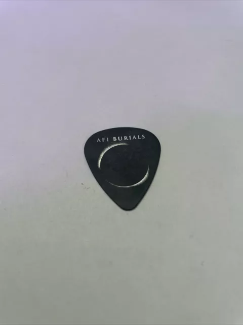 AFI Signature Hunter Burgan Guitar Pick Burials