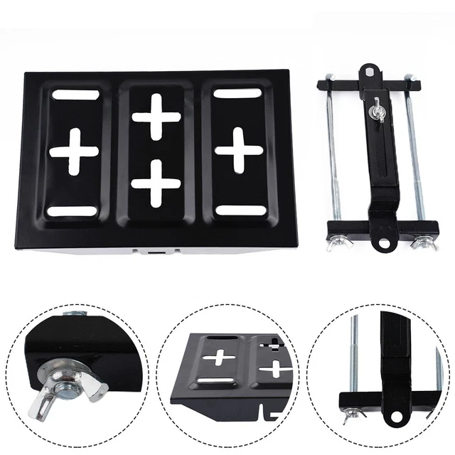 Supporto batteria alta qualità morsetto batteria universale regolabile 28 x 19 cm